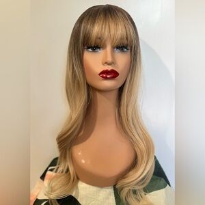Balayage Wavy Blonde Wig